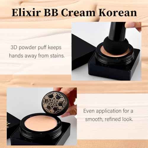 Serentia Elixir Cream Flawless Radiant Skin Instantly, Oberse Serenita Elixir BB Cream Korean - Natural Look, Water & Sweat-proof, Hydrating Formula (Natural - warm honey)