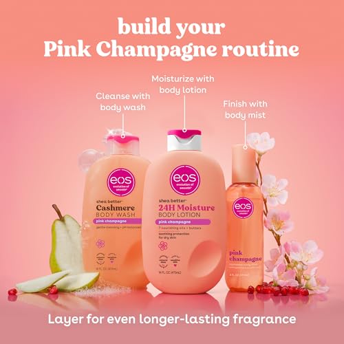 eos Pink Champagne Body Mist – Hydrating Hair & Body Spray
