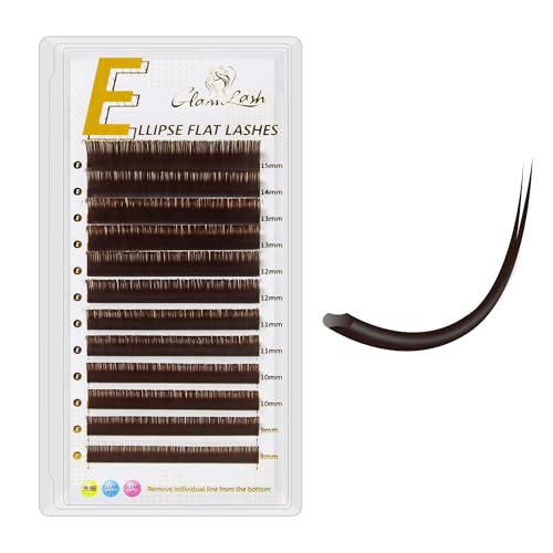 Cashmere Ellipse Flat Lashes - D Curl 8-15mm Extensions