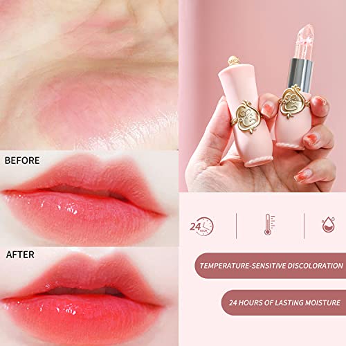 BestLand Flower Jelly Lipstick Set 6 Colors - Temperature Change