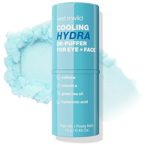 Wet n Wild Cooling Hydra De-Puffer Face Primer Stick 0.45 Fl Oz - Soothing & Refreshing