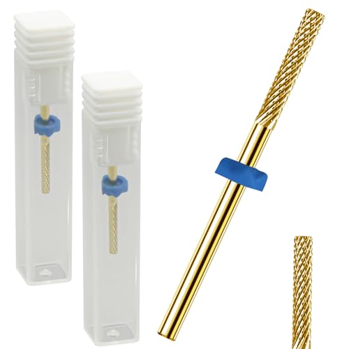 2Pcs Carbide Nail Drill Bits for Cuticle Removal & Polishing