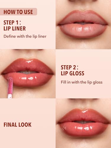 SHEGLAM 2-In-1 Lip Liner & Gloss Pen – Long Lasting