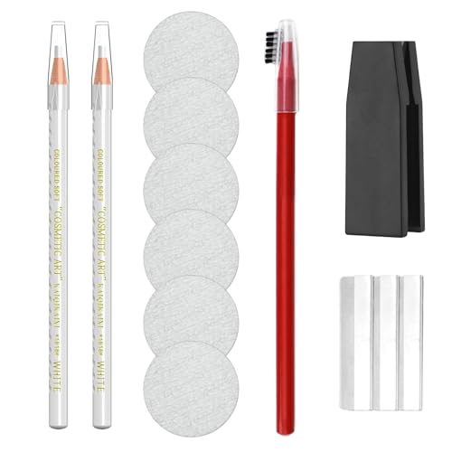 Waterproof Microblading Eyebrow Pencil Set with Mapping & Trimmers