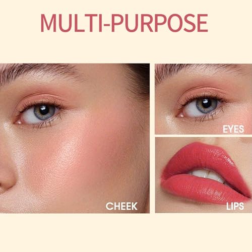 3Pcs Cream Blush Stick Set - Waterproof Multi-Use for Cheek, Lip & Eye