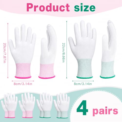 Heat Protection Gloves for Hair Styling, 8 Pcs Set