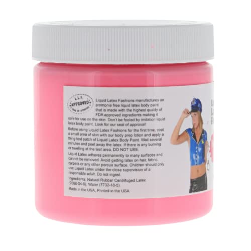 Fluorescent Pink Liquid Latex Body Paint - 4 Oz