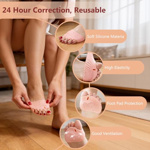 Silicone Toe Spacers 4 Pairs - Medical Grade Gel Separators