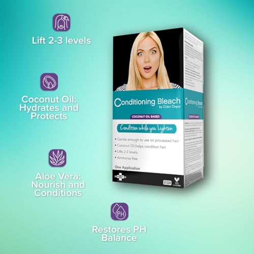 Color Oops Conditioning Bleach with Coconut Oil, Ammonia-Free, 1 Application