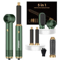 OKWRAP 5-in-1 Hot Air Styler & Blow Dryer Brush Set