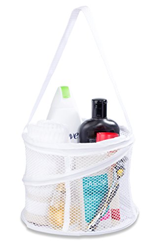 Portable Shower Caddy with Handle, Collapsible Mesh Toiletry Organizer