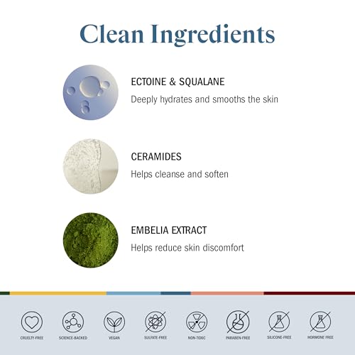 STRIPES Beauty Naomi Watts Resting Clean Face Hydrating Cleanser Calm Refreshed Skin Squalane Ceramides Suitable Sensitive Skin Menopause Support 3.7 Fl Oz