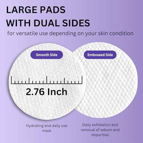 Metabiome Korean Toner Pads for Clear face Skin Care Soothing exfoliating Cotton Tea Tree Toning pad Sheet mask Blemish brightening Dry Facial Vitamin c Collagen