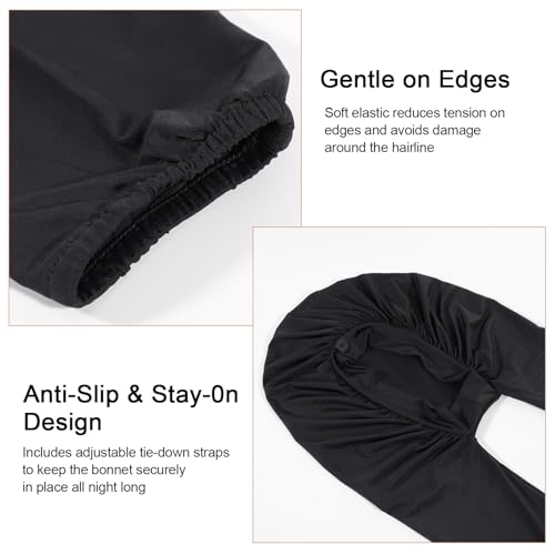 Long Hair Bonnet for Braids & Sleep UV Protection