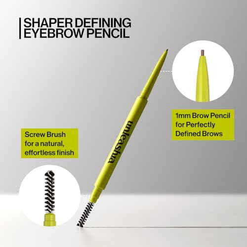 Unleashia Eyebrow Pencil 1mm Super Slim Oatmeal Brown