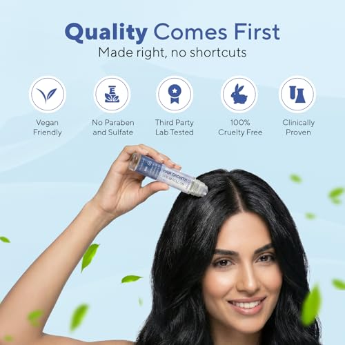 Hair Growth Serum Roll-On with Rosemary & Redensyl - Thicker Fuller Hair Support