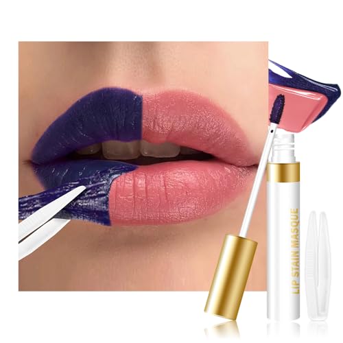 Warm Rose Peel-Off Lip Stain with Tweezer - 24Hr Waterproof