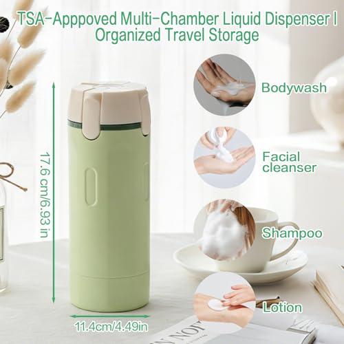 4-in-1 Leakproof Travel Dispenser Bottle Set TSA