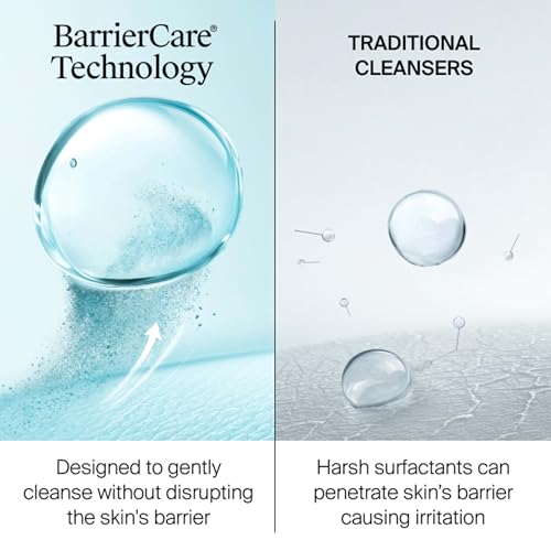 Neutrogena Ultra Gentle Cream to Foaming Face Wash for Sensitive Skin, Fragrance-Free Gentle Facial Cleanser, Hypoallergenic Skin Care, Non-Comedogenic Makeup Remover, 12 fl oz