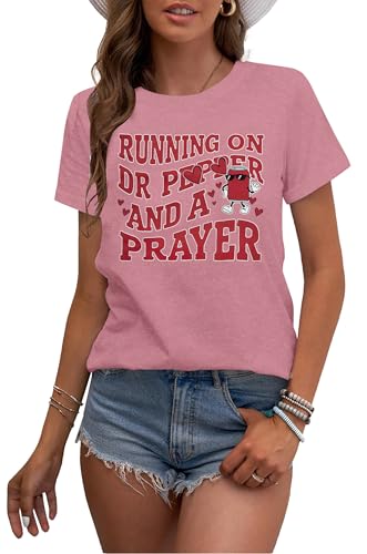 Funny Saying Graphic Tee for Women - Casual Short Sleeve Shirt