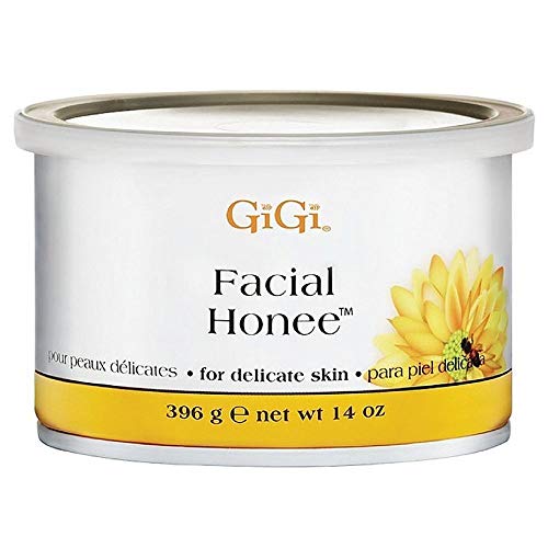 Gigi Tin Honee Wax Facial 14 Ounce Jar (Pack of 2)