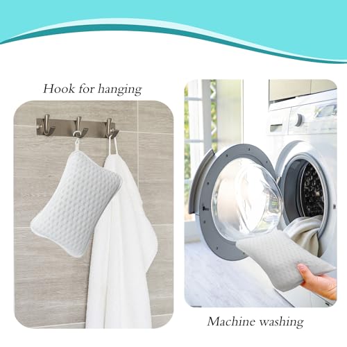 Bath Pillow with Suction Cups - Neck Support for Tub