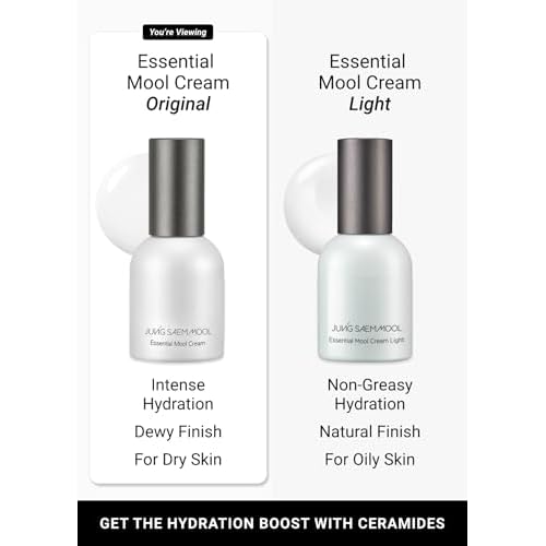 JUNG SAEM MOOL Essential Mool Cream | Hydrating Primer for a Long-Lasting Foundation Makeup, Glow Finish, Centella and Panthenol for Glass Skin, Korean Skincare (Original, 1 Fl Oz)