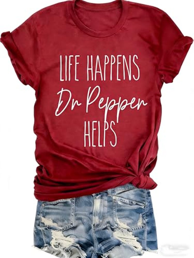 Coquette Bow Drinks Lover Funny Graphic T-Shirt for Women