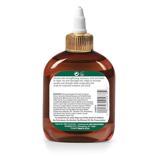 Difeel Rosemary Mint Hair Oil with Biotin for Growth - 7.1 oz
