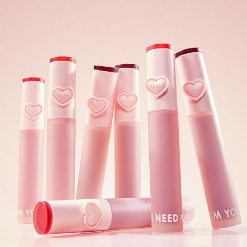 YNM Matte Veil Lip Tint with Silicone Brush - Long-Lasting
