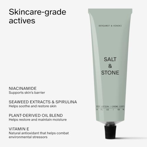 Salt & Stone Body Lotion Women Men, Vegan, Bergamot Hinoki 3.4 fl oz