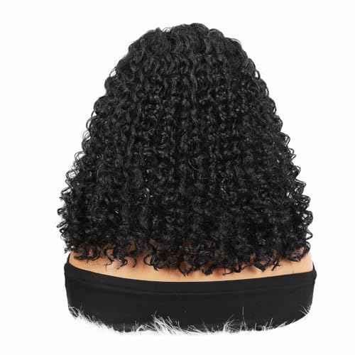 Quantum Love Braided Wigs for Black Women Braids Cornrows Lace Curly Wigs 16 Inch Lace Frontal Braided Fully Curly Bob Synthetic Glueless Wig