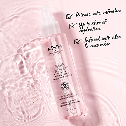 NYX PROFESSIONAL MAKEUP Bare With Me Primer & Setting Spray and Slim Lip Pencil - Espresso