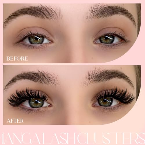 Lash Clusters 100D Eyelash Extensions - 10-20mm D Curl & Spikes