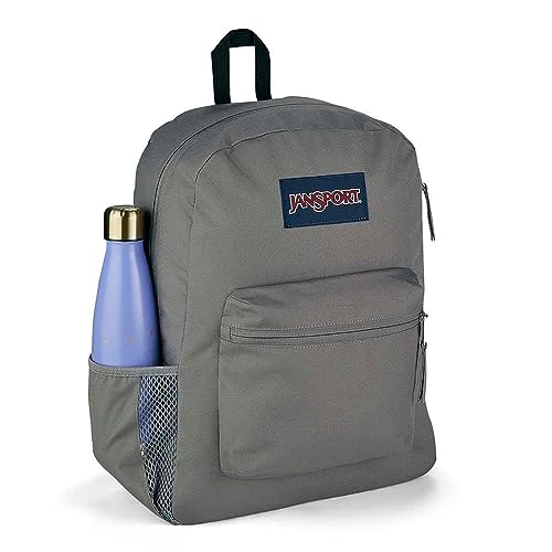 JanSport Unisex Cross Town Graphite Grey Polyester Backpack