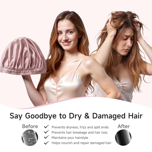Mulberry Silk Bonnet for Sleeping Women – 22 Momme Double Layer