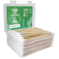 6 Inch Cotton Swabs with Pointed & Round Tips - 400 Pack