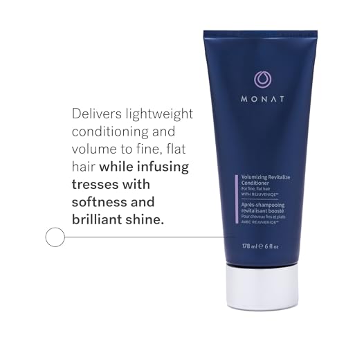 MONAT Volumizing Revitalize Conditioner Infused with Rejuveniqe - Lightweight Hair Volumizing Conditioner for Fine, Flat Hair, for Softness and Shine - Net Wt. 178 ml ? 6 fl. oz.