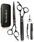 Professional Hair Cutting Scissors Kit, 6.5" 5-Piece Barber Set