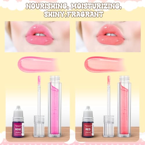 DIY Lip Gloss Kit for Girls Ages 6+ – Shimmer Glitter Making Set