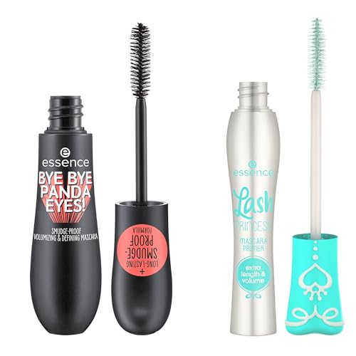 essence Bye Bye Panda Eyes Tubing Mascara & Lash Princess Mascara Primer Bundle