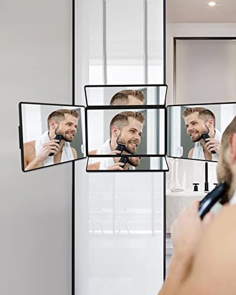 5-Way Mirror for Self Hair Cutting & Styling | 360° Rotatable