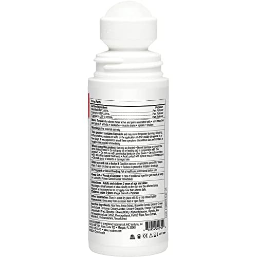 CryoDerm Heat Lotion 3 oz Roll On