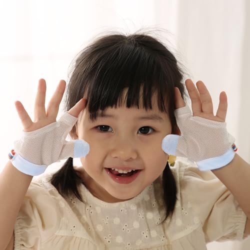 Thumb Sucking Guard Gloves for Kids Ages 6M-8Y