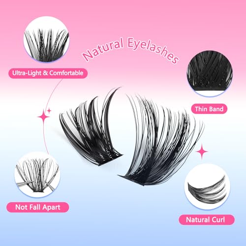 Lash Clusters Kit 800Pcs DIY Eyelash Extensions Bundle