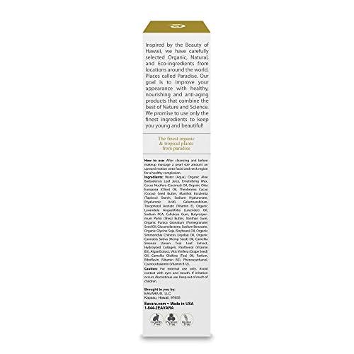 Organic Face Moisturizer Cream with Collagen Peptides, Hyaluronic Acid, Shea Butter and Jojoba Oil, Moisturizing Face Lotion For Women And Men, Award Winning & Paraben Free