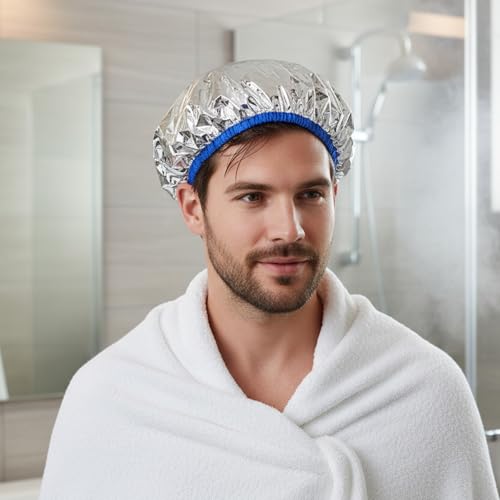 4-Piece Aluminum Foil Heat Cap Set for Deep Conditioning