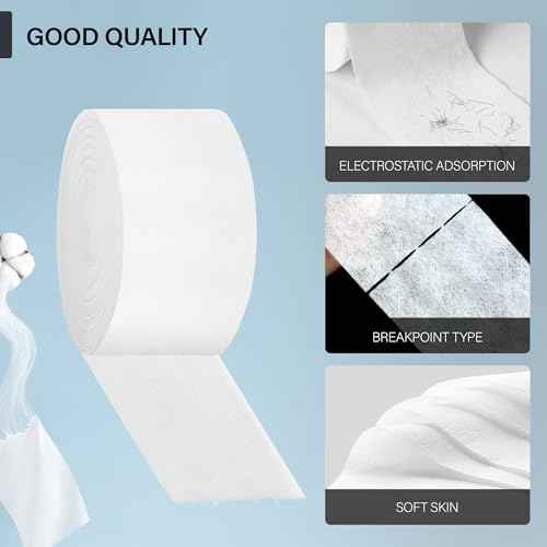 Neck Strips Barber Neck Strips - 100 Count Non-woven Fabric Barber Tape Professional Electrostatic Adsorption Disposable Haircut Paper Neck Band for Barbers and Hairstylists Barber Accessories