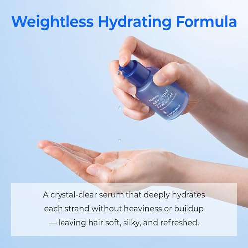 KUNDAL Airy Hyaluron Hair Serum for Deep Moisture & Shine - Korean Hair Treatment
