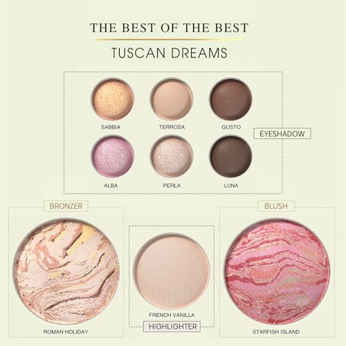 All-in-One Baked Makeup Palette – 6 Eyeshadows, Blush, Bronzer & Highlighter